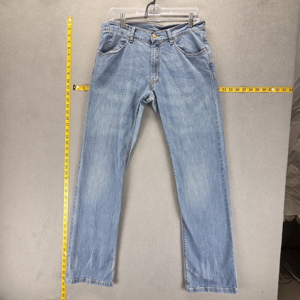 Vintage Levis Jeans Womens 16 Blue Engineered Red Tab Zip Fly Light Wash